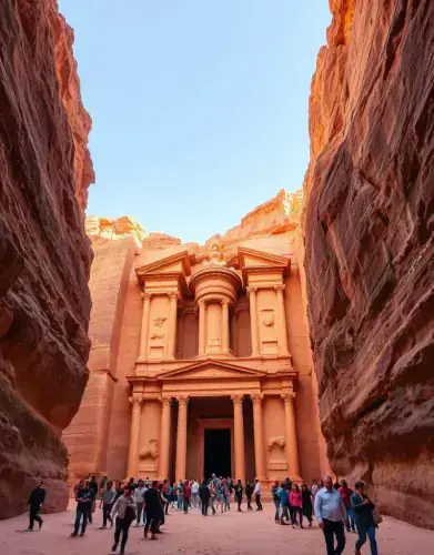 Petra Monastery (Ad-Deir) - Ancient Nabataean monument in Petra, Jordan